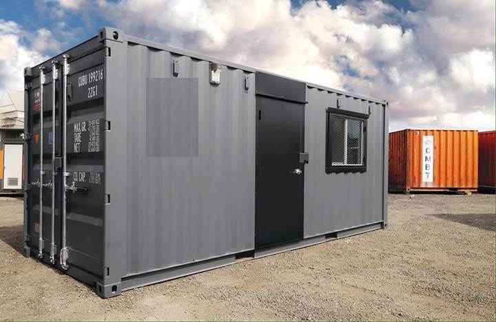 20’ Office CUBE – Wood Finished - Container Tec Pty Ltd