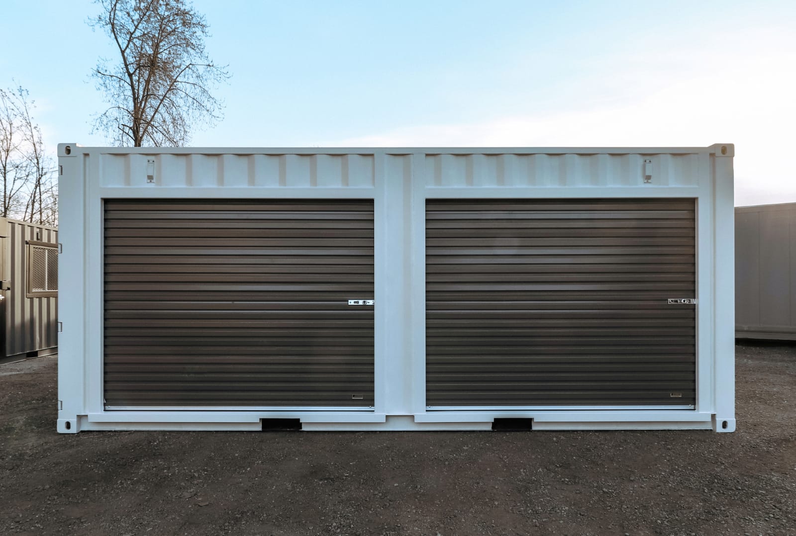 20′ Shipping Container + (2)  8′ Rollup Doors - Container Tec Pty Ltd