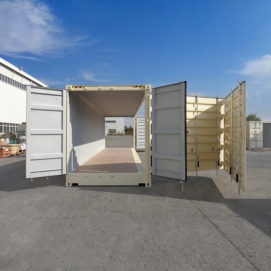 40’HC New (1-trip) “Openside” Shipping Container - Container Tec Pty Ltd