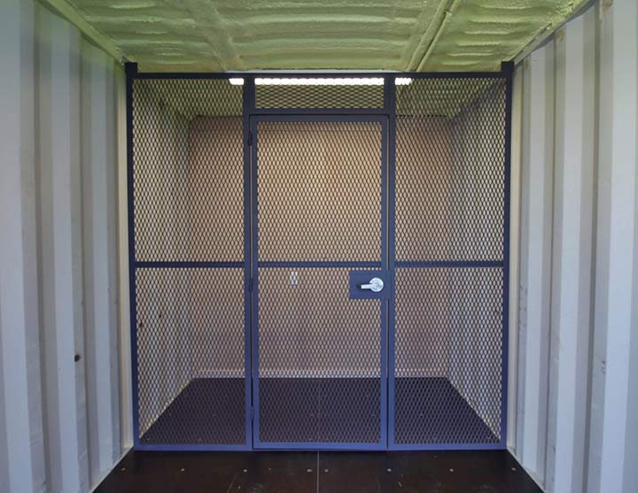 7′ Office Container + Storage Locker - Container Tec Pty Ltd