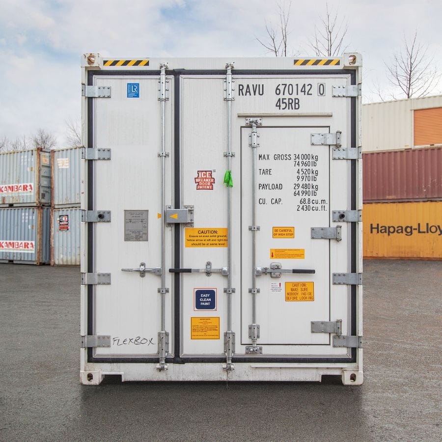 40’HC New (1-trip) Refrigerated Container (Working Reefer) - Container Tec Pty Ltd