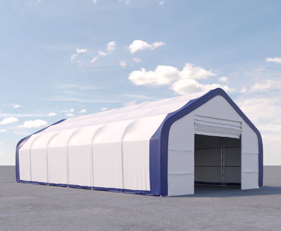 Dual Truss Storage Shelter (30′ x 60′ x 20′) - Container Tec Pty Ltd